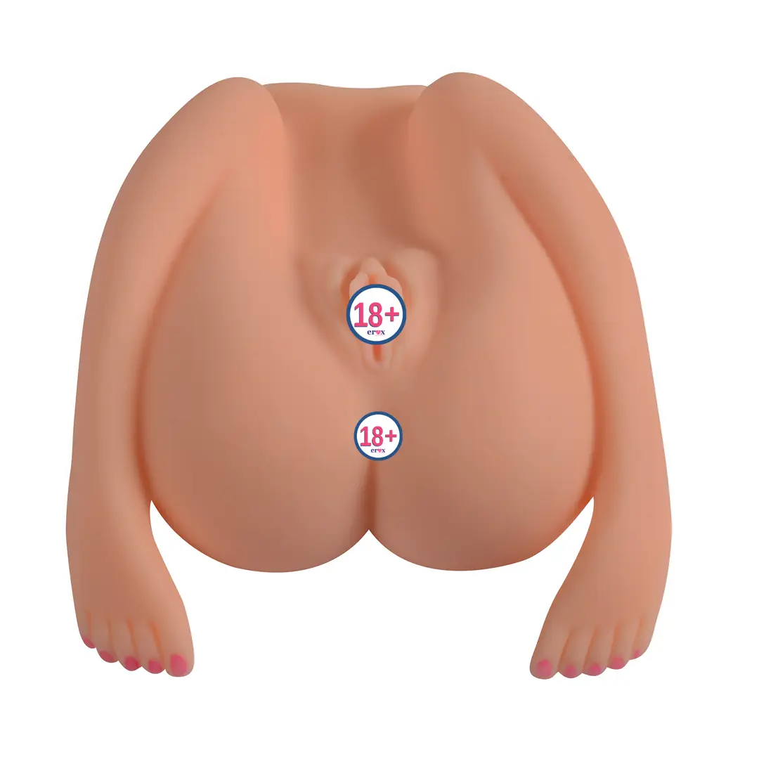 Boby Sexy Ass Çift Girişli Realistik Yarım Vücut Kalça Mastürbatör