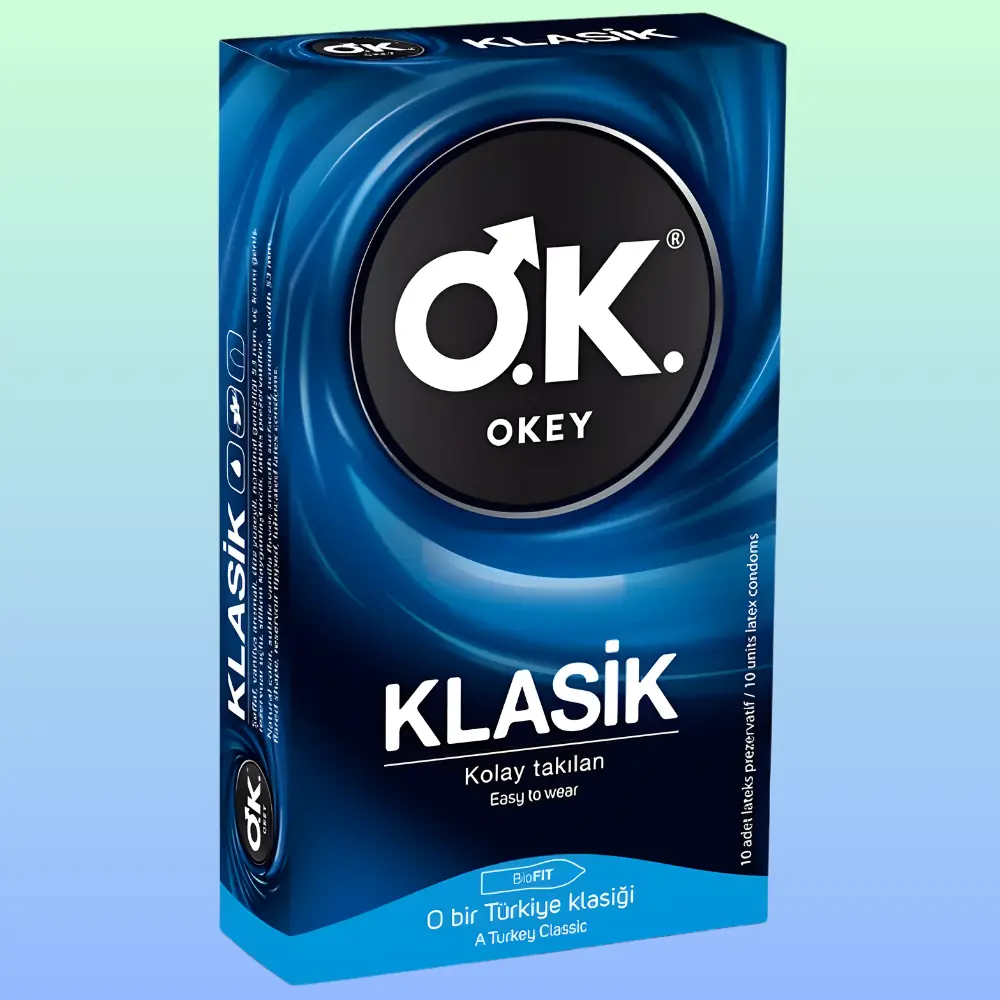 Okey Klasik 10'lu Prezervatif Kondom