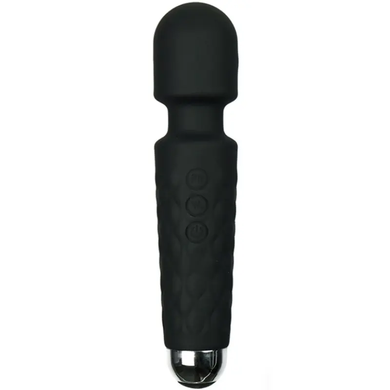 Vişne Massage Vibes Black Ultra Güçlü 20 Mod Usb Şarjlı Masaj Vibratör