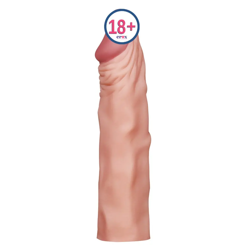Lovetoy Pleasure X-Tender Girth 5 cm Dolgulu Realistik Penis Kılıfı