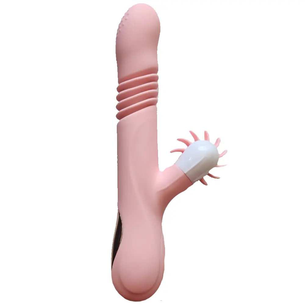 Vişne Licking Life İleri Geri Hareketli Klitoral Stimülasyon Vibratör-Pink