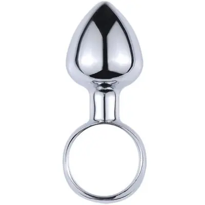 Vişne Finger Medium Metal Anal Plug