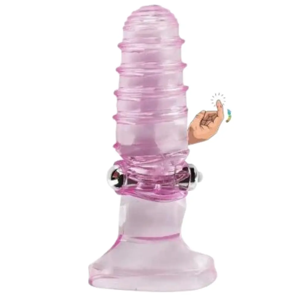 Vişne Finger Vibe G-Stimulant 10 Mod Parmak Vibratör-Pink