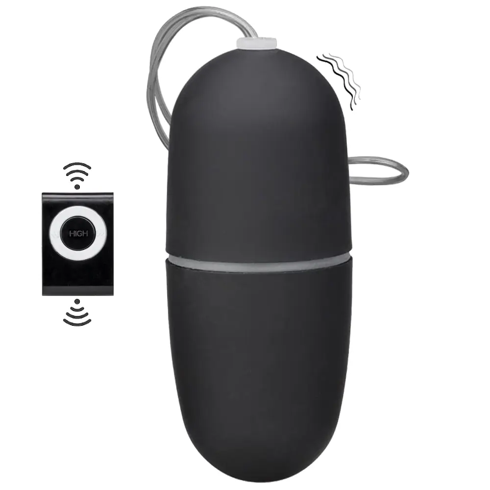 Vişne Exovid 20 Mod Uzaktan Kumandalı Giyilebilir Vibratör-Black