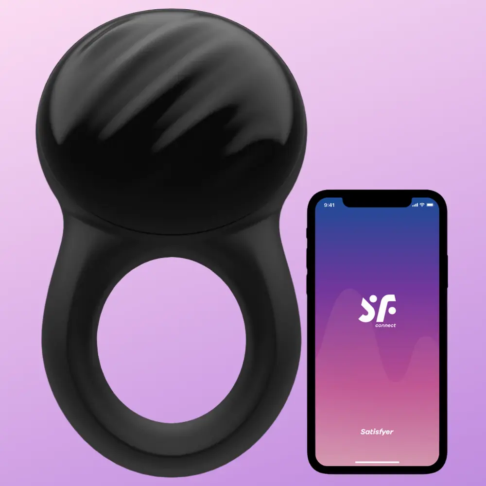 Satisfyer Signet Ring Telefon Kontrollü Şarjlı Penis Halkası