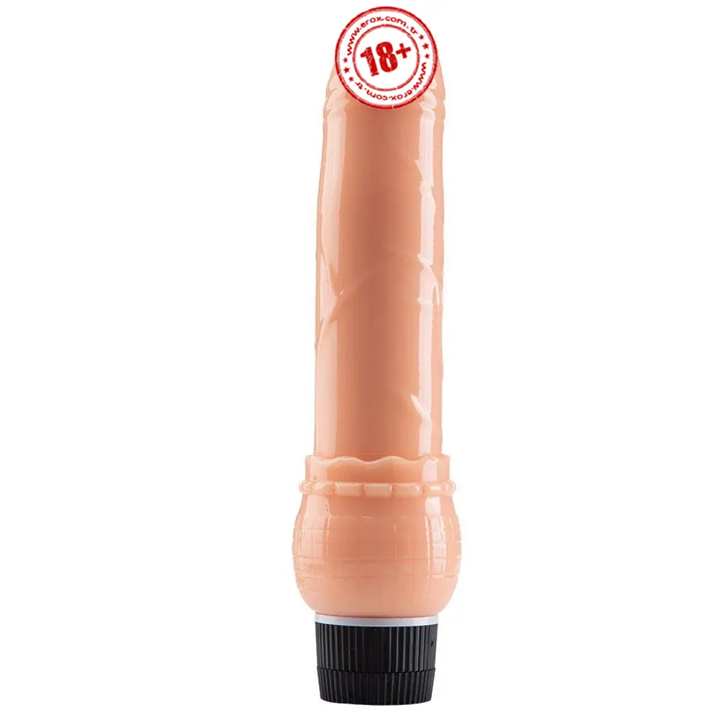 Vişne Vibes Flesh Kademeli Titreşimli Jel Vibratör 23 Cm