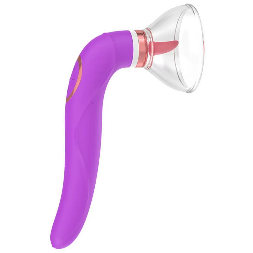 Vişne The Vibe Sucker Licker G-Spot Çift Yönlü G-Spot Dil Vibratör