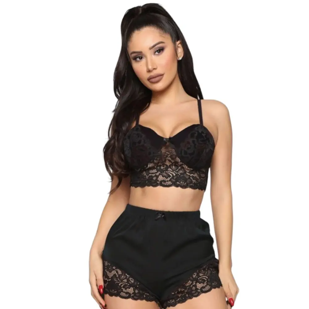 Vişne Fantasy Wear Daria Seksi Şortlu Gecelik