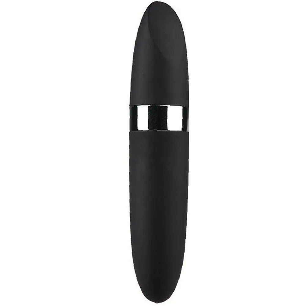 Vişne Lipstick Compact Power Full Mini Ruj Vibratör-Black