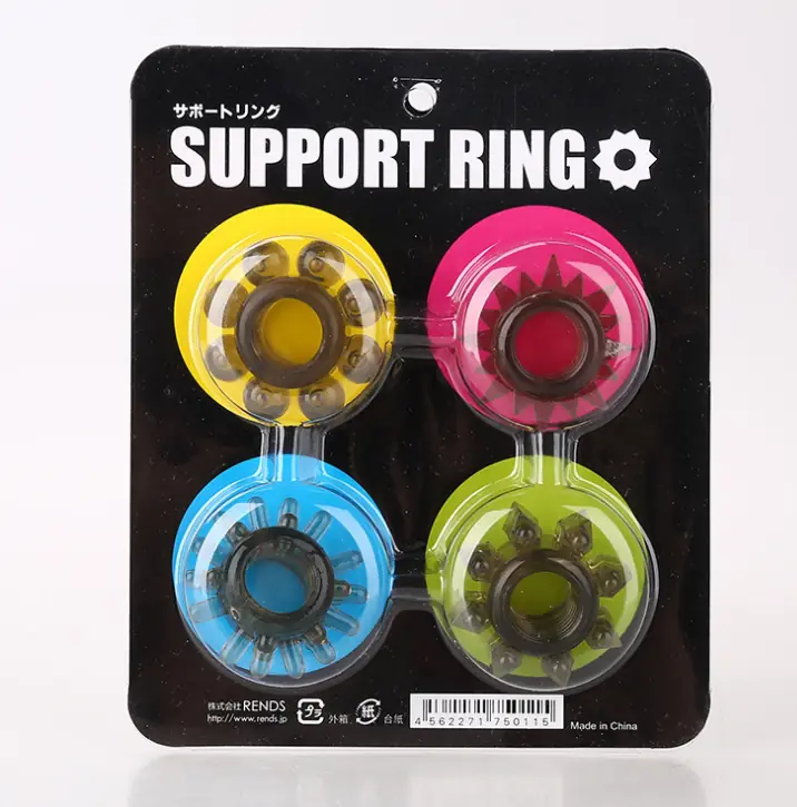 Vişne Support Ring 4'lü Penis Halkası Seti