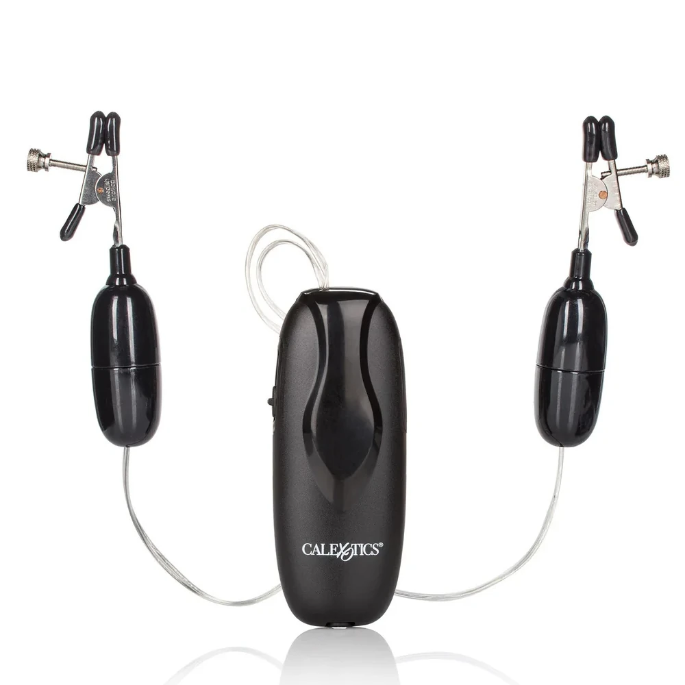 Calexotics Vibrating Nipple Clamps Titreşimli Göğüs Ucu Vibratörü