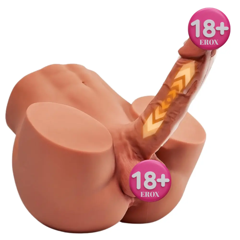 Vişne Masturbation İleri Geri Haraketli Titreşimli Dildo ve Kalça Mastürbatör