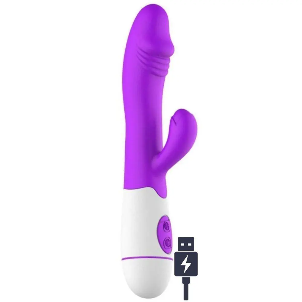 Vişne Mix Vibe 30 Mod Titreşimli Rabbit Vibratör-Purple
