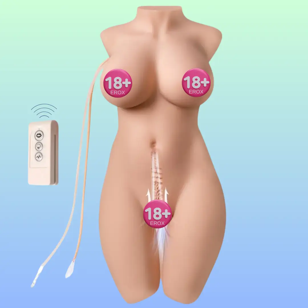 Shequ Miah Emişli ve Titreşimli Yarım Vücut Masturbator SQ-MAS20019