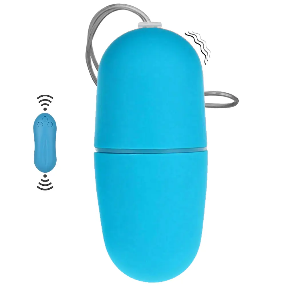 Vişne Mini Fantasy 10 Mode Vibration Giyilebilir Uzaktan Kumandalı Vibratör-Blue