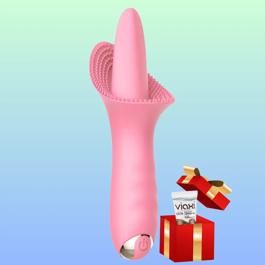 Vişne Tongue Vibe Tıtrtıklı Dil Vibratör