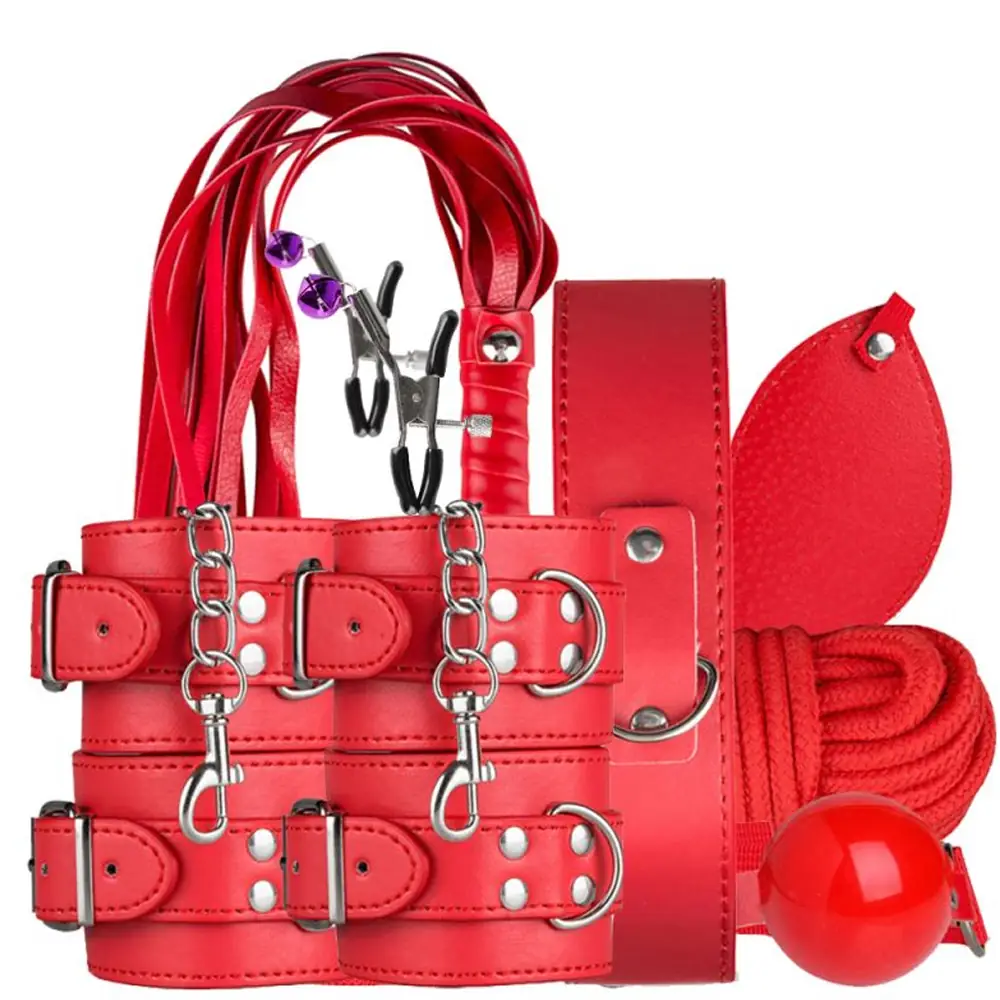 Vişne Fetish Fantasy Series 8 Pcs. Fetiş Pozisyon Seti-Kırmızı