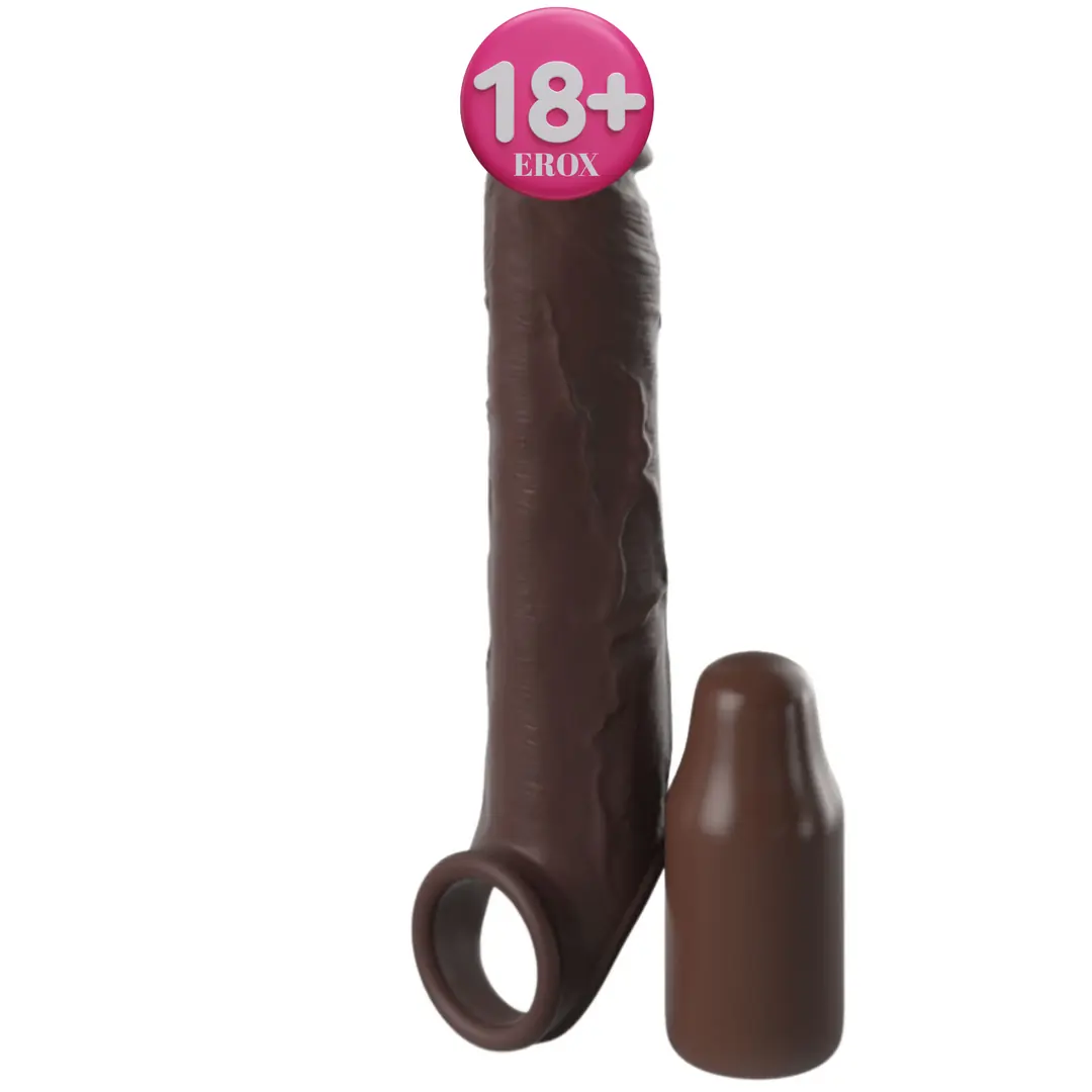 Pipedream Fantasy X-Tensions Elite 3'' Testis Geçirmeli Amerikan Penis Kılıfı