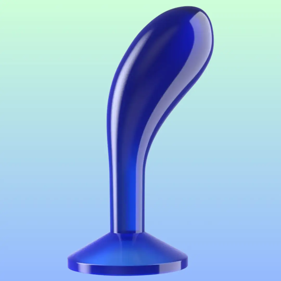 Lovetoy Flawless Clear Prostate Plug 15 Cm Blue Silikon Anal Plug LV310319