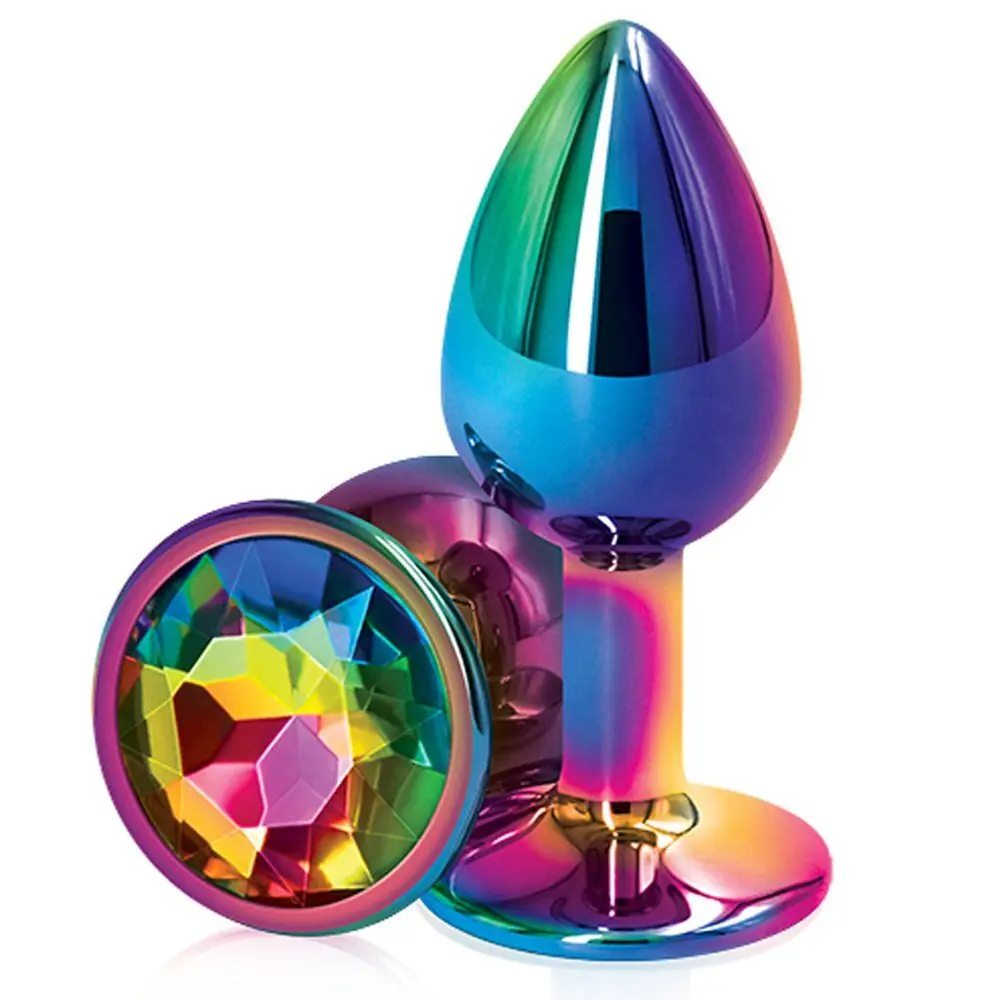 Vişne Rainbow Hot Cooling Red Medium Anal Metal Plug