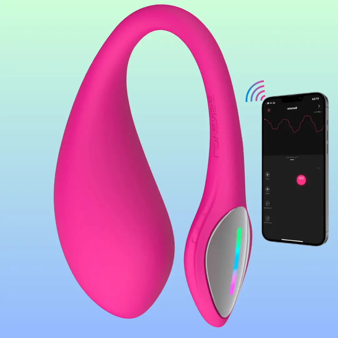 Lovense Lush 4 Telefon ve Tablet Kontrollü Giyilebilir Vibratör