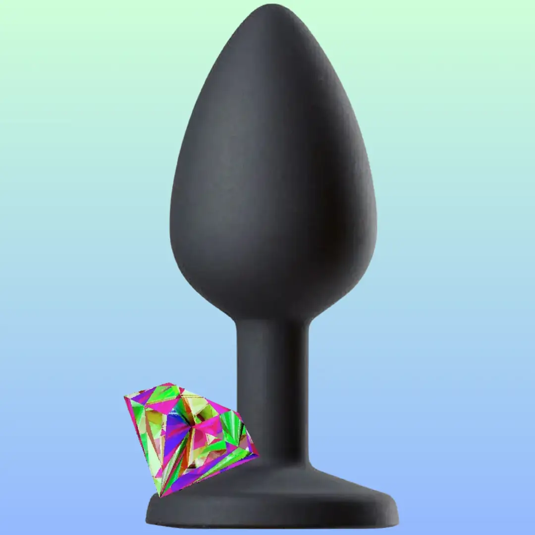 ToyJoy Anal Play Diamond Booty Jewel Silikon Anal Plug-Large