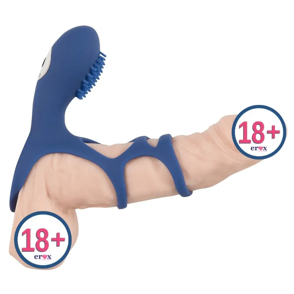 Sweet Smile Rechargeable Couple Sleeve Titreşimli Penis Halkası