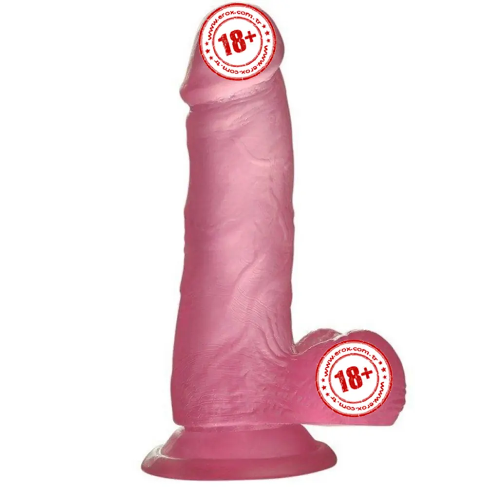 Lovetoy Jelly Studs Pink Small 15 cm Jel Dildo LV3102