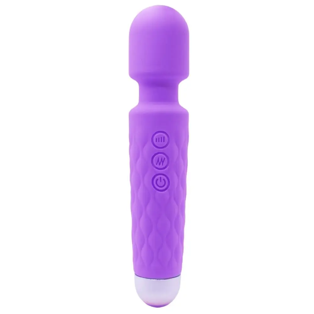 Vişne Massage Vibes Purple Ultra Güçlü 20 Mod Usb Şarjlı Masaj Vibratör