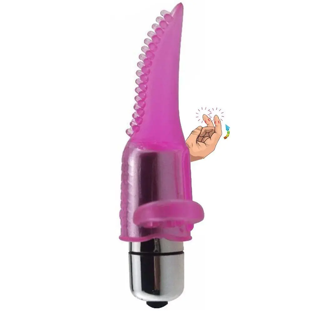 Vişne To Me Finger Vibrator Klitoris Uyarıcı Parmak Vibratör-Pink