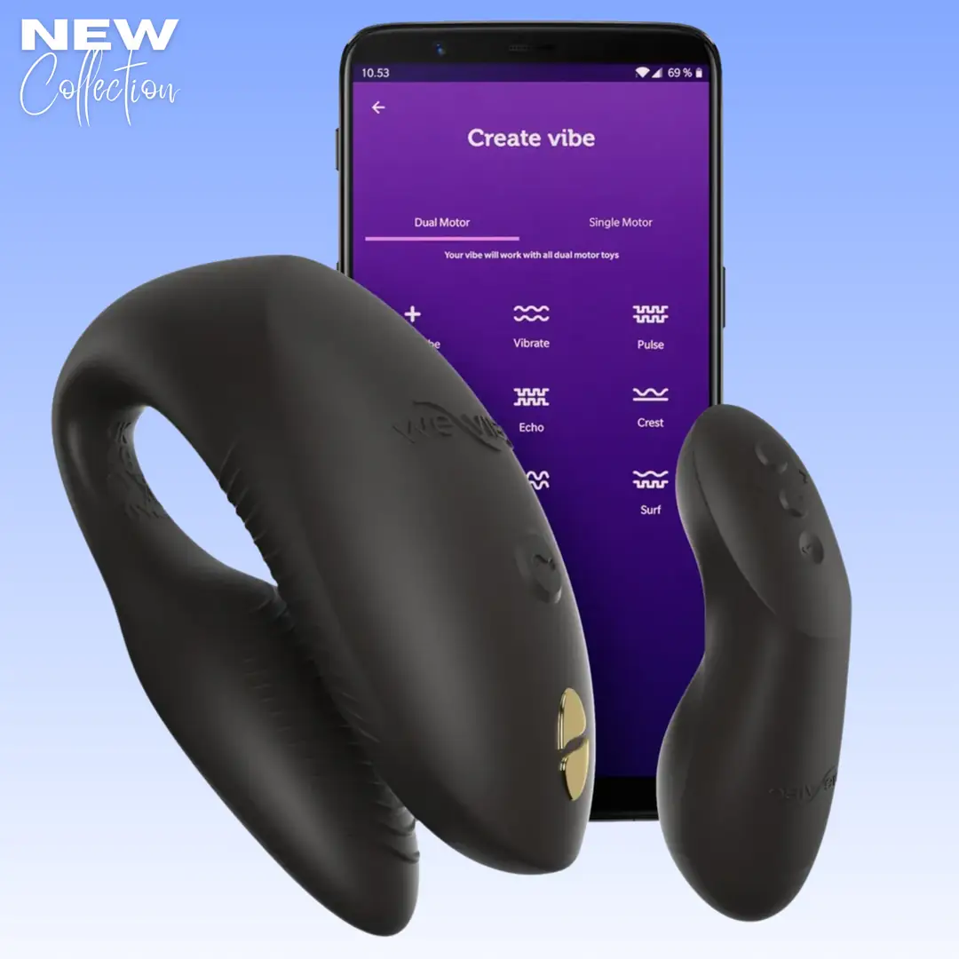 We-Vibe Chorus Pro App-Controlled Couples Vibratör-Black