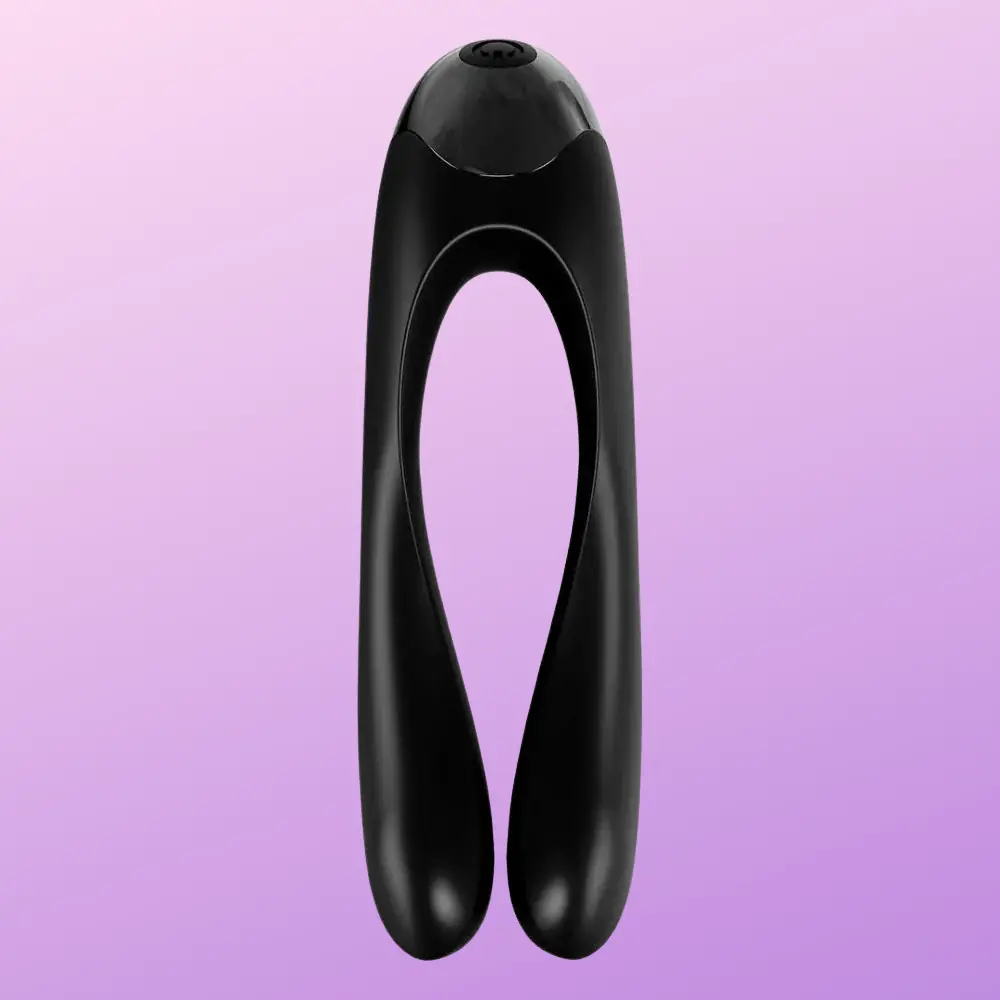Satisfyer Candy Cane Black Finger Parmak Vibratör