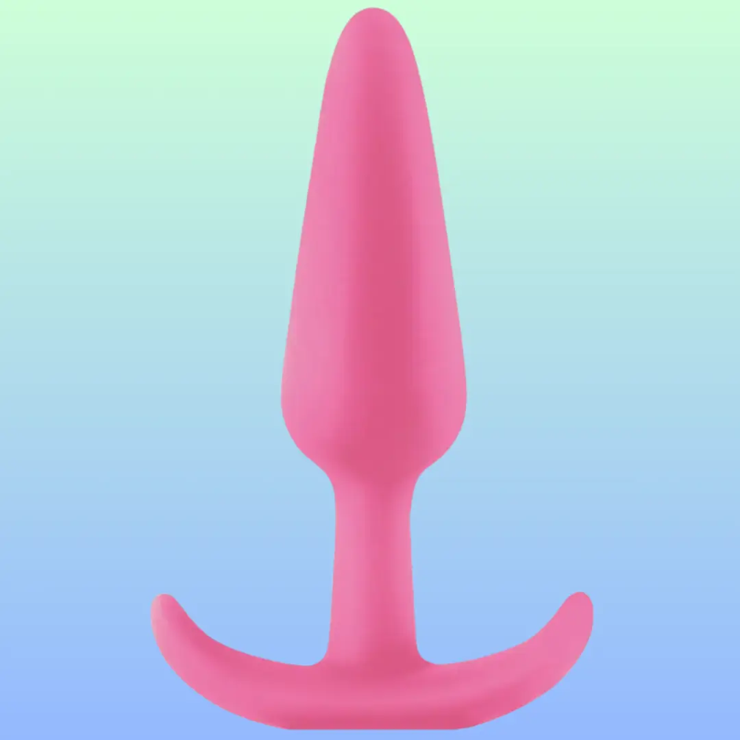 Vişne Anal Fantasy Silicone Jelly Butt Plug Anal Alıştırıcı