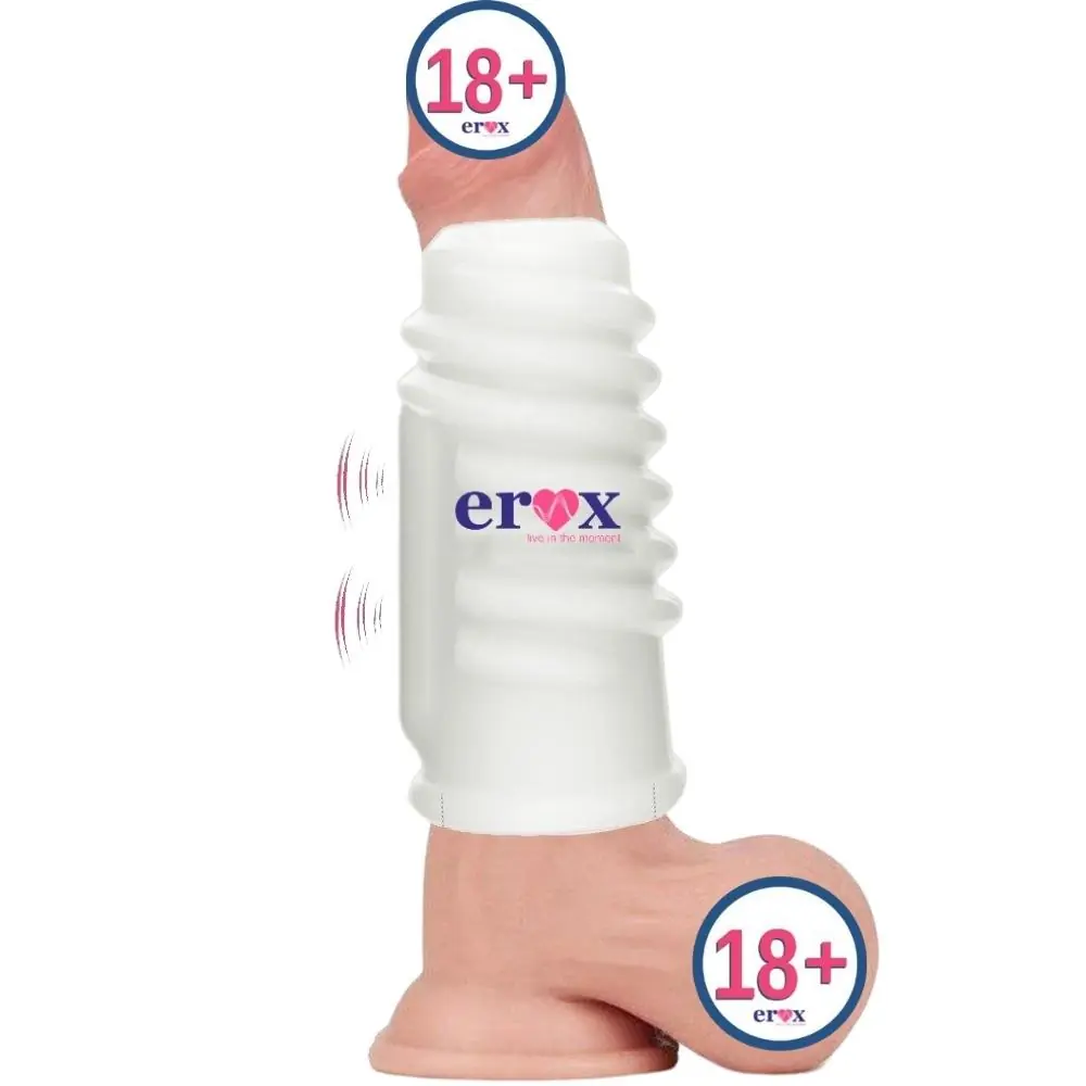 Lovetoy Spiral Knights Ring Titreşimli Yarım Penis Kılıfı