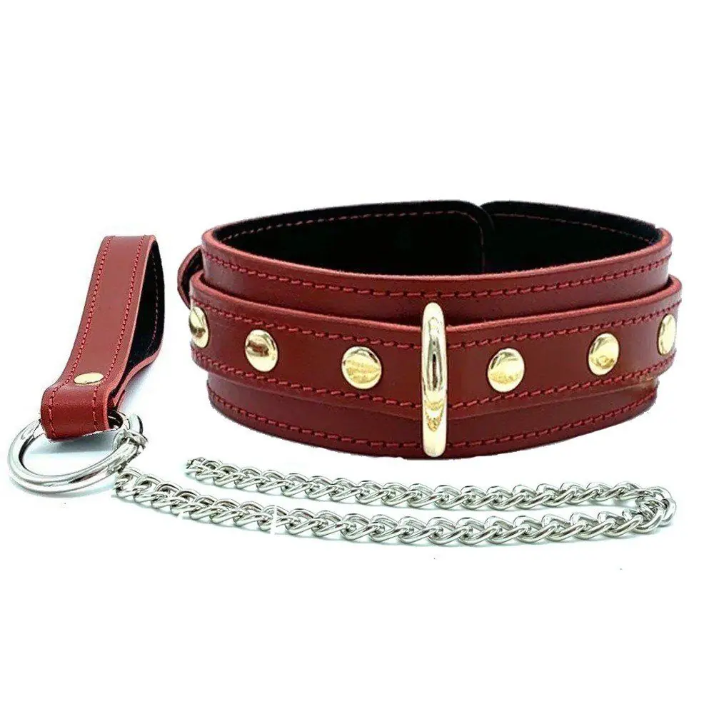 Vişne Fetish Fantasy Series Collar Fetiş Boyun Tasması-Kırmızı