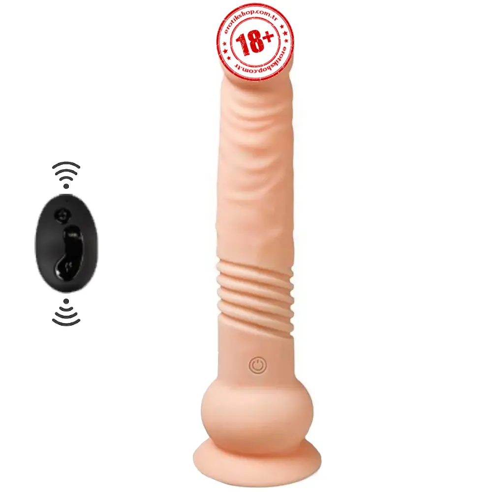 Vişne Escapade Thrusting İleri Geri Hareketli Titreşimli Penis