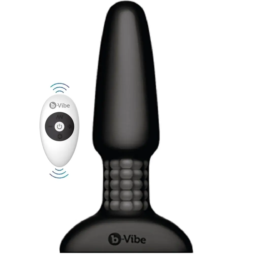 B-Vibe Rimming 2 Uzaktan Kumandalı Titreşimli Anal Vibratör-Black