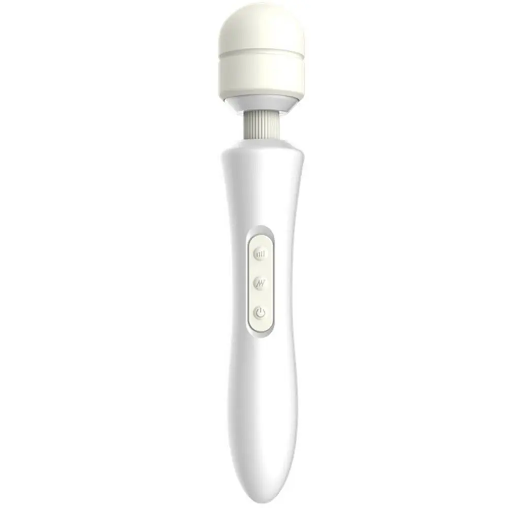 Vişne Magic Wand Double Massager Masaj Wand Vibratör-White