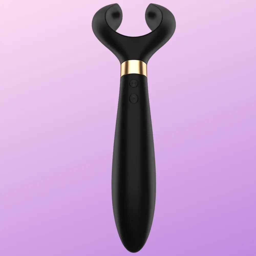 Satisfyer Endless Fun Çiftlere Özel Vibratör ve Penis Halkası-Black