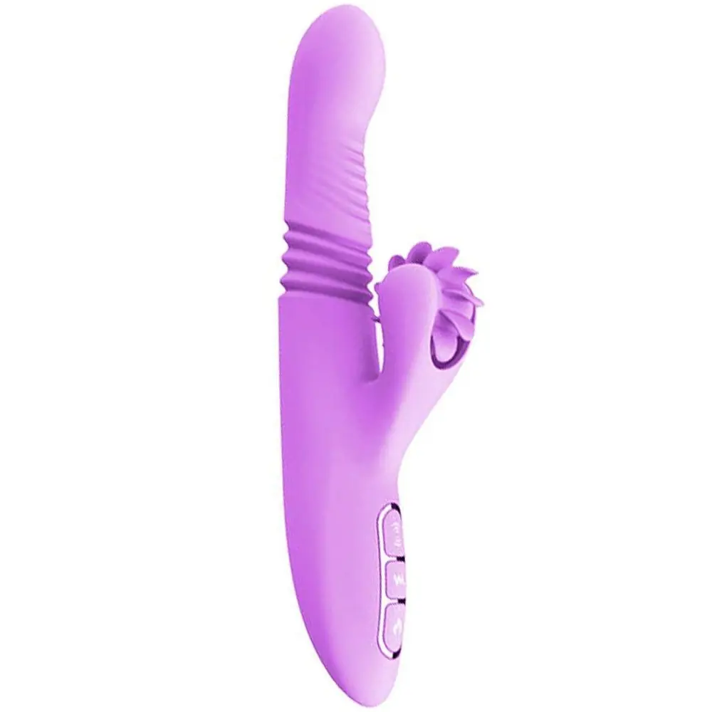Dibe Haloy Vella Thrusting İleri Geri Hareketli Mor Vibratör
