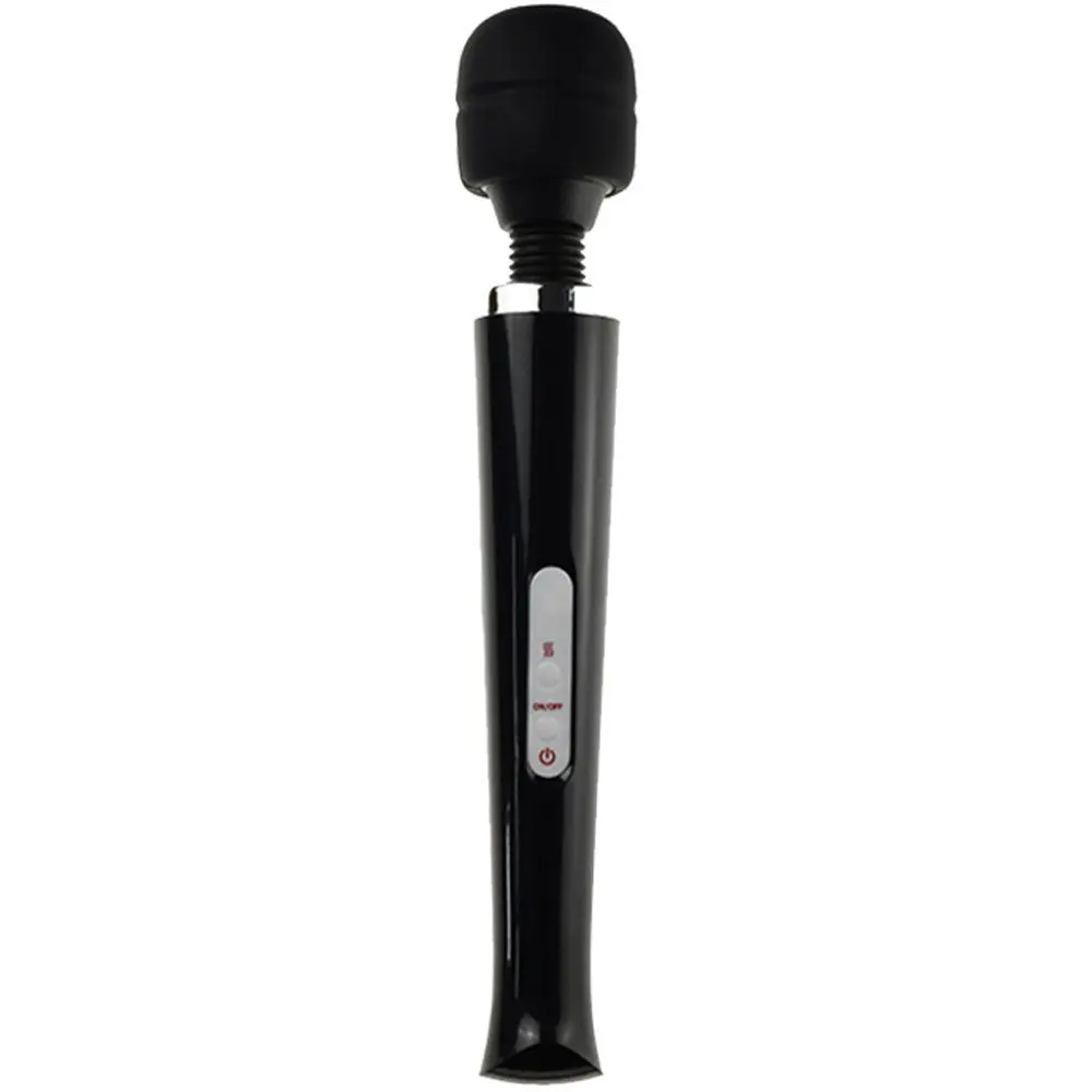 Vişne Magic Massager Black Profesyonel 10 Modlu Güçlü Masaj Aleti