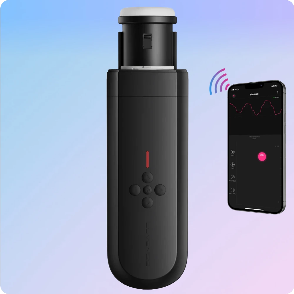 Lovense Solace Telefon Kontrollü İleri Geri Hareketli Otomatik Masturbator
