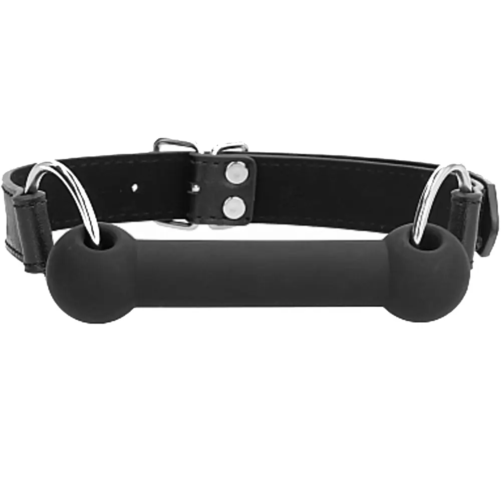 Vişne Fetish Fantasy Horse Bit Gag Ağız Strapon-Black