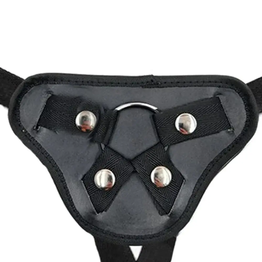 Vişne Strap-On Me Belt Metal O-Ring 3 Pcs. Belden Bağlama Penis Kemeri-Black