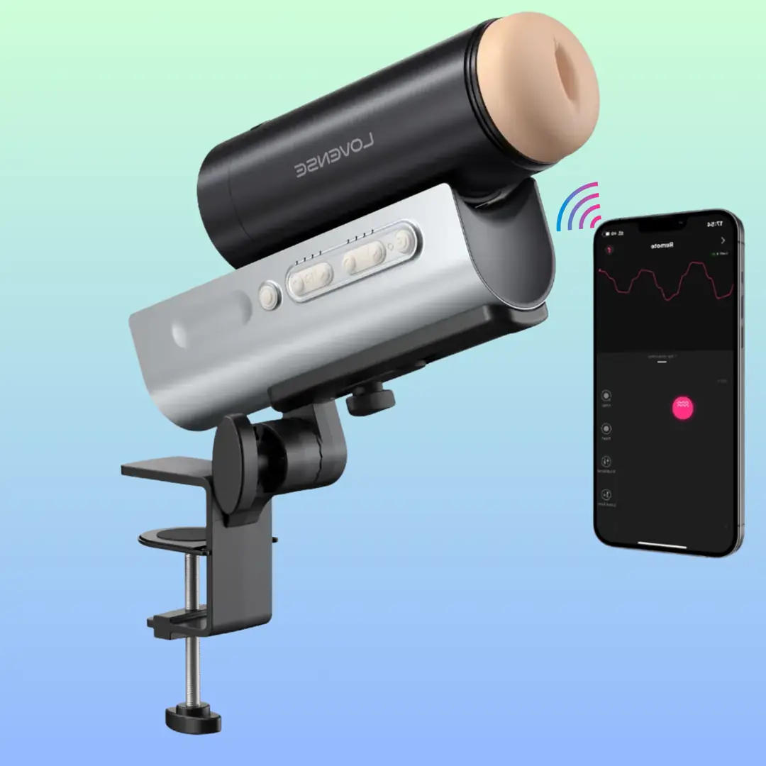 Lovense Solace Pro 2 Telefon Kontrollü İleri Geri Hareketli Mastürbatör