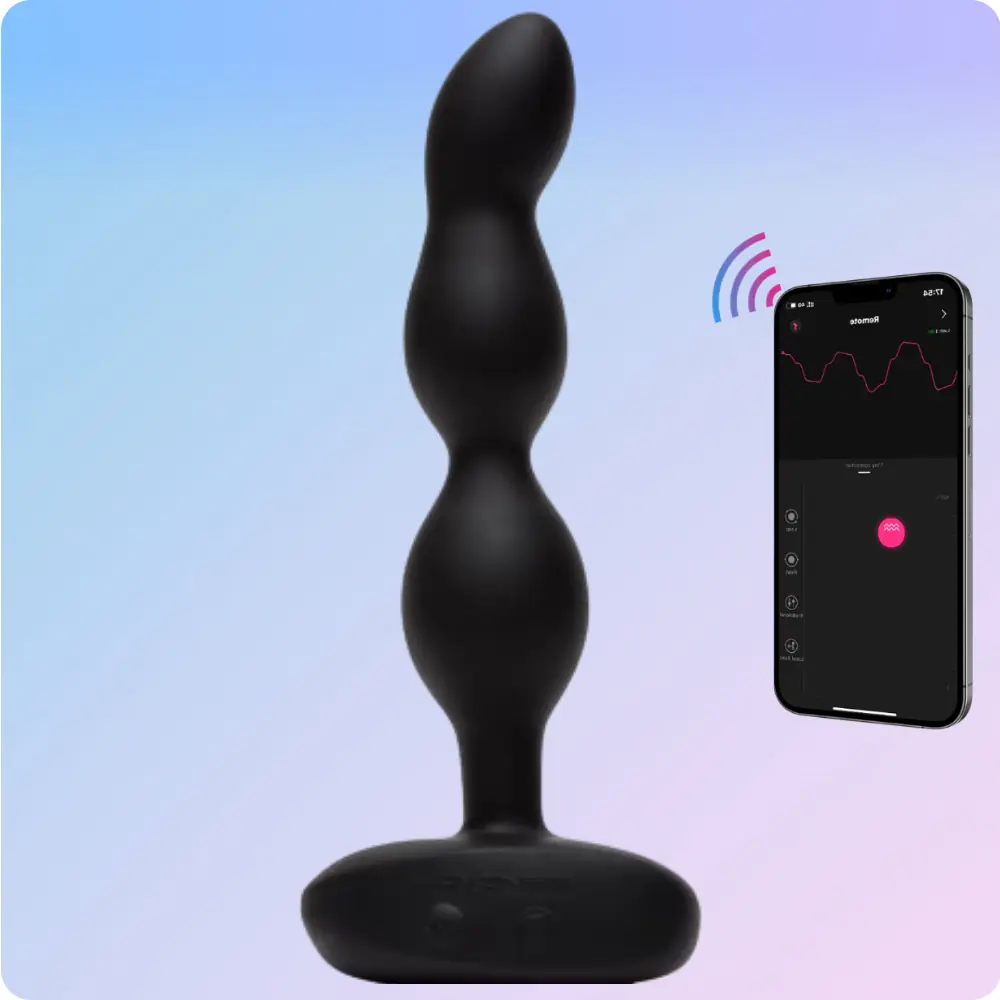 Lovense Ridge Telefon Kontrollü ve Hareketli Anal Boncuk