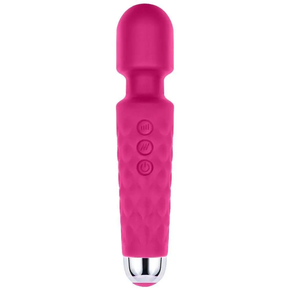 Vişne Massage Vibes Pink Ultra Güçlü 20 Mod Usb Şarjlı Masaj Vibratör