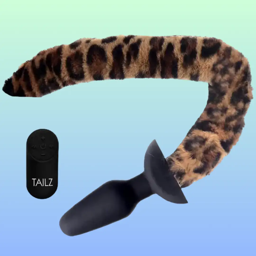 Xr Tailz Waggerz Hareketli Leopar Kuyruklu Anal Plug