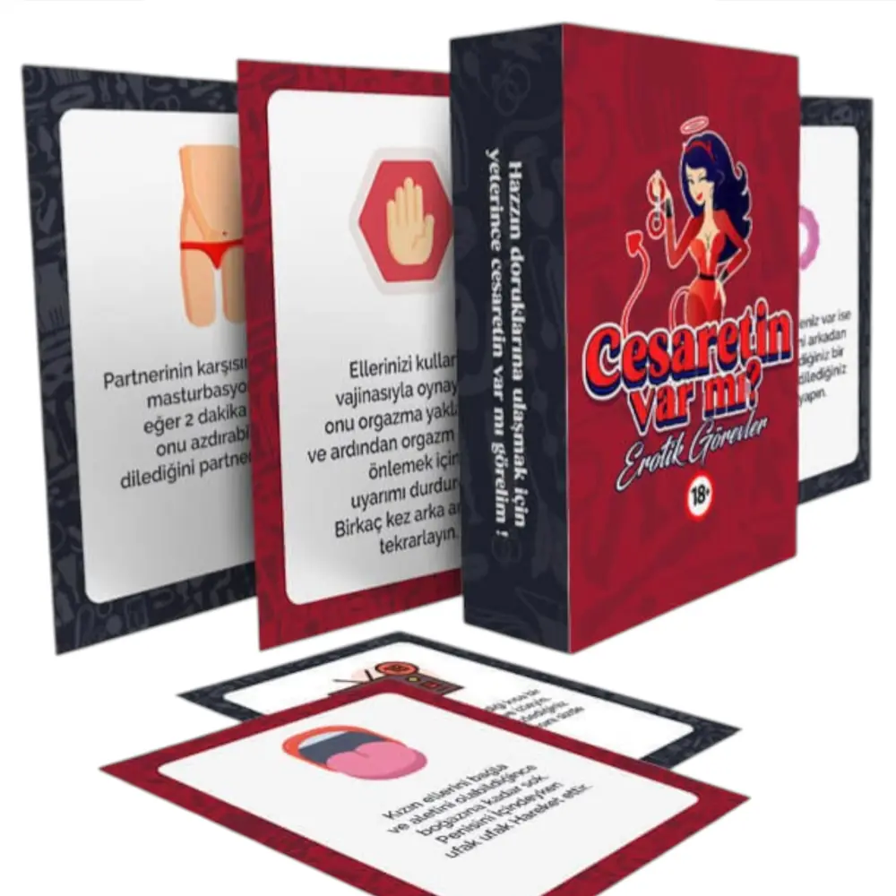 Vişne Erotica Game Cesaretin Var Mı Oyun Kartları