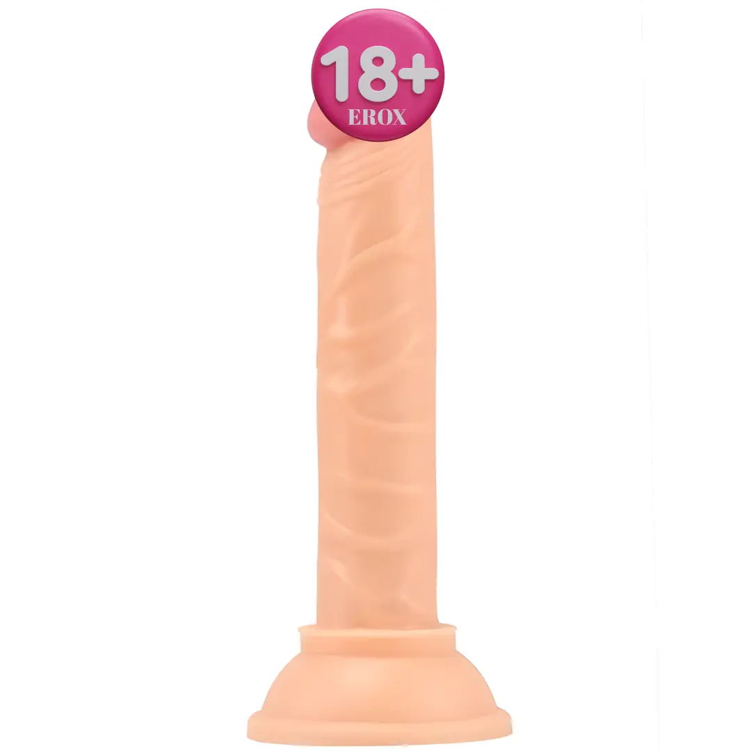 Vişne Jelly Silicone 14.5 cm Anal ve Vajinal Realistik Penis